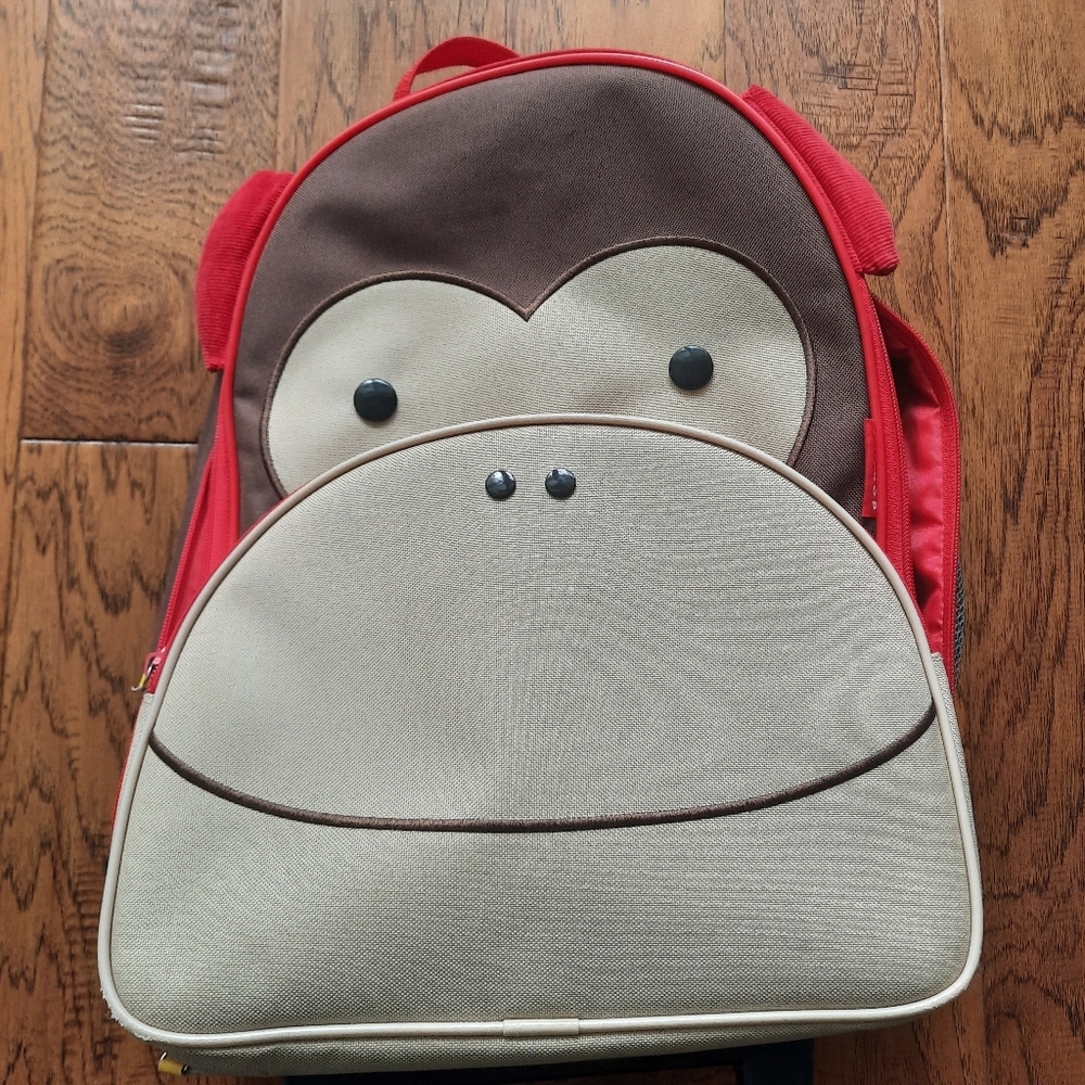 Kids Rolling Monkey Suitcase
